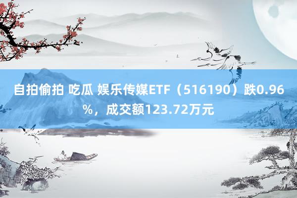 自拍偷拍 吃瓜 娱乐传媒ETF（516190）跌0.96%，成交额123.72万元